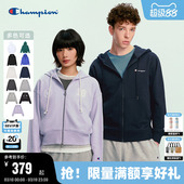 外套女潮 活力运动风拉链开衫 Champion冠军连帽卫衣男2026春季 新款
