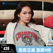 圆领红色上衣男美式 新款 复古 Champion冠军卫衣女26春季 李俊濠同款