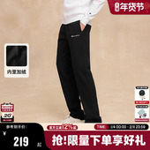 上新束脚直筒运动秋舒适潮牌长裤 Champion冠军加绒卫裤 男25冬季 女