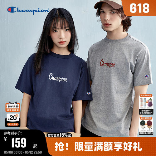 Champion冠军短袖男女同款