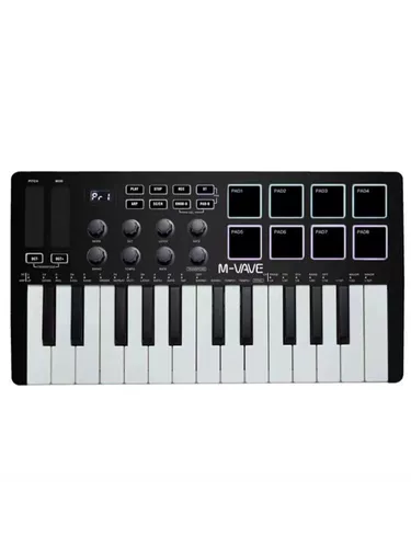 Портативная клавиатура, контроллер, беспроводные ударные инструменты, 25 клавиш