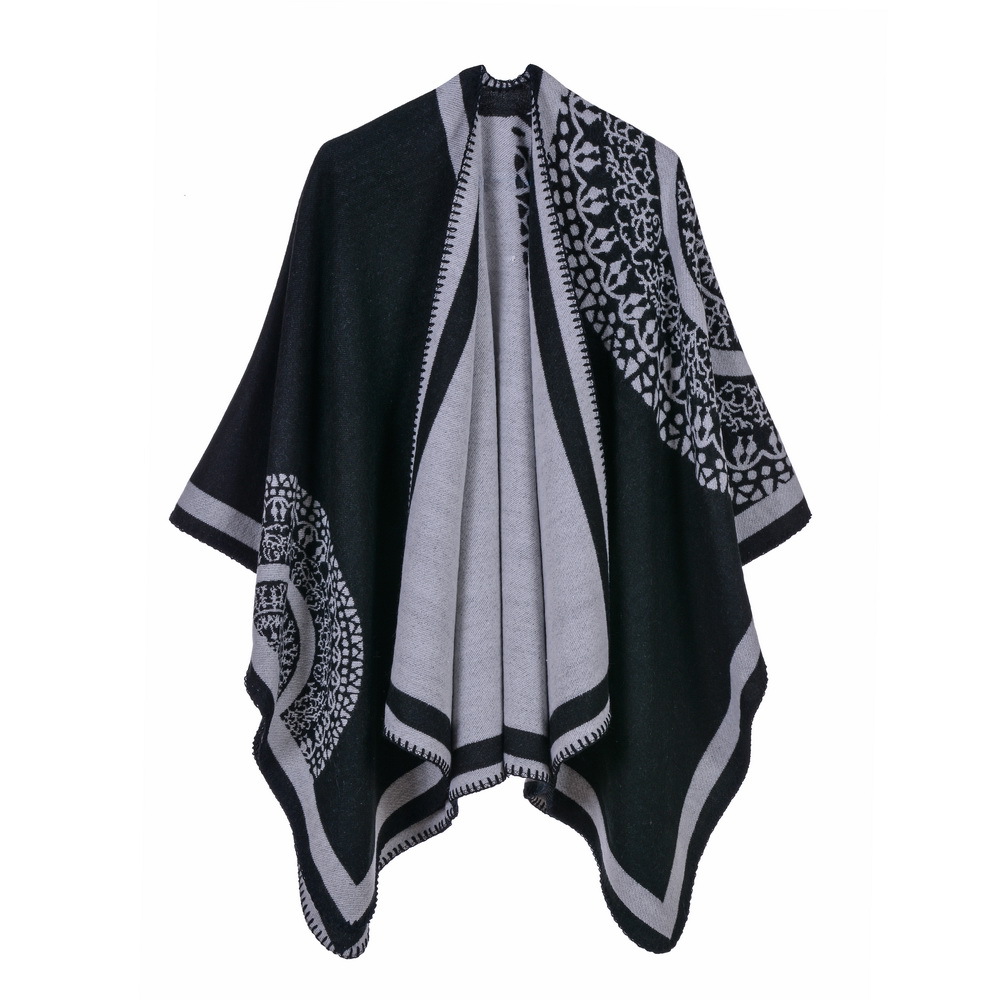 big-name scarf women's shawl dual-purpose shawl cloak - 封面