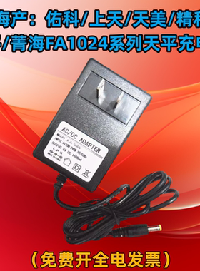 上海佑科 精科 天美 上天FA2004B/FA1204B YP50电子天平秤 充电器