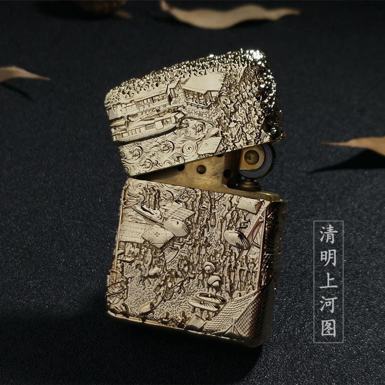香港ZORRO佐羅官方正版 盔甲清明上河圖重型加厚純銅限量版促銷