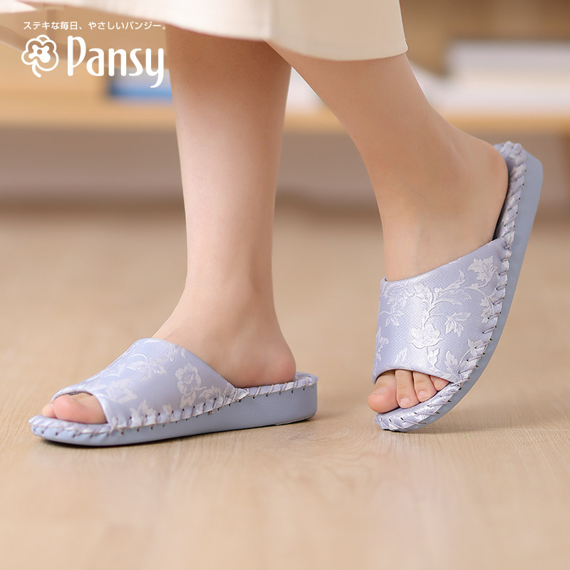 Pansy日本女居家轻便手工软底