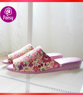 日本パンジー Pansy盼洁舒适轻便防滑静音家居鞋女拖鞋9374