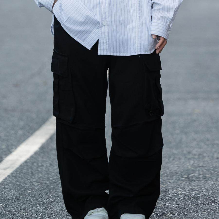 弎狸TIP 新款复古日系宽松口袋工装裤男女伞兵裤直筒美拉德休闲裤,男装,休闲裤,淘宝优惠券,粉丝福利购,淘宝优惠卷