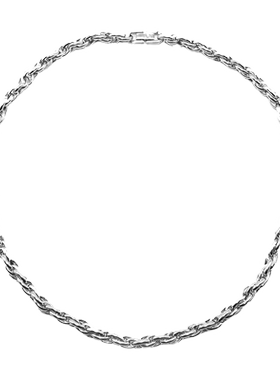 钛钢项链潮男士毛衣链胸链颈链子