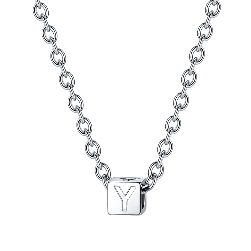 字母项链不褪色男士嘻哈女新款潮