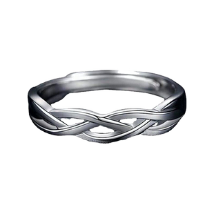 自律戒指男士个性潮活口中古指环高级感女小众设计单身戒食指尾戒