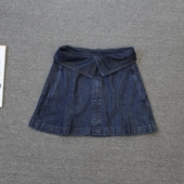 shi 姐酷女装 A字翻边牛仔半身裙we today