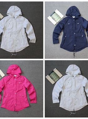 乐福佬仁 齐下副线 撤柜 女装 连帽多口袋风衣外套 47we shitoday