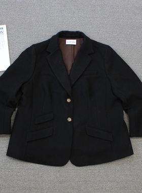 乐福佬仁女装 大码 羊毛西装领夹克外套we shi today
