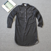 齐下副线 连衣裙 撤柜 乐福佬仁 女装 翻领长袖 43we shitoday