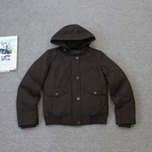 today 美系搞段户外女装 连帽羽绒服we shi 美式 复古短款