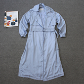 翻领无扣风衣外套 配腰带 瑕疵we K某某女装 shi today