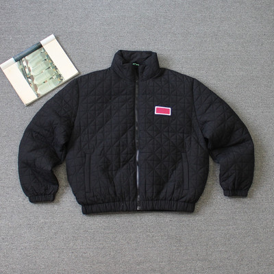 啃走男装 厚款 缝线菱格立领连帽羽绒服外套we shi today C14