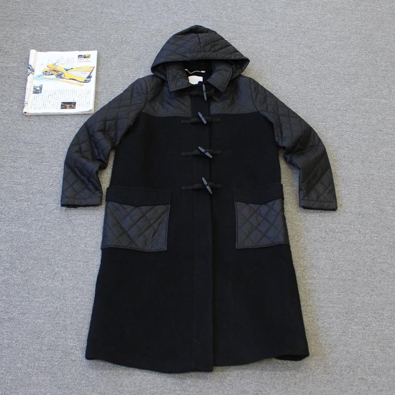 女装 夹薄棉 连帽羊毛毛呢大衣外套 剩下的没有帽子weshitoday 24