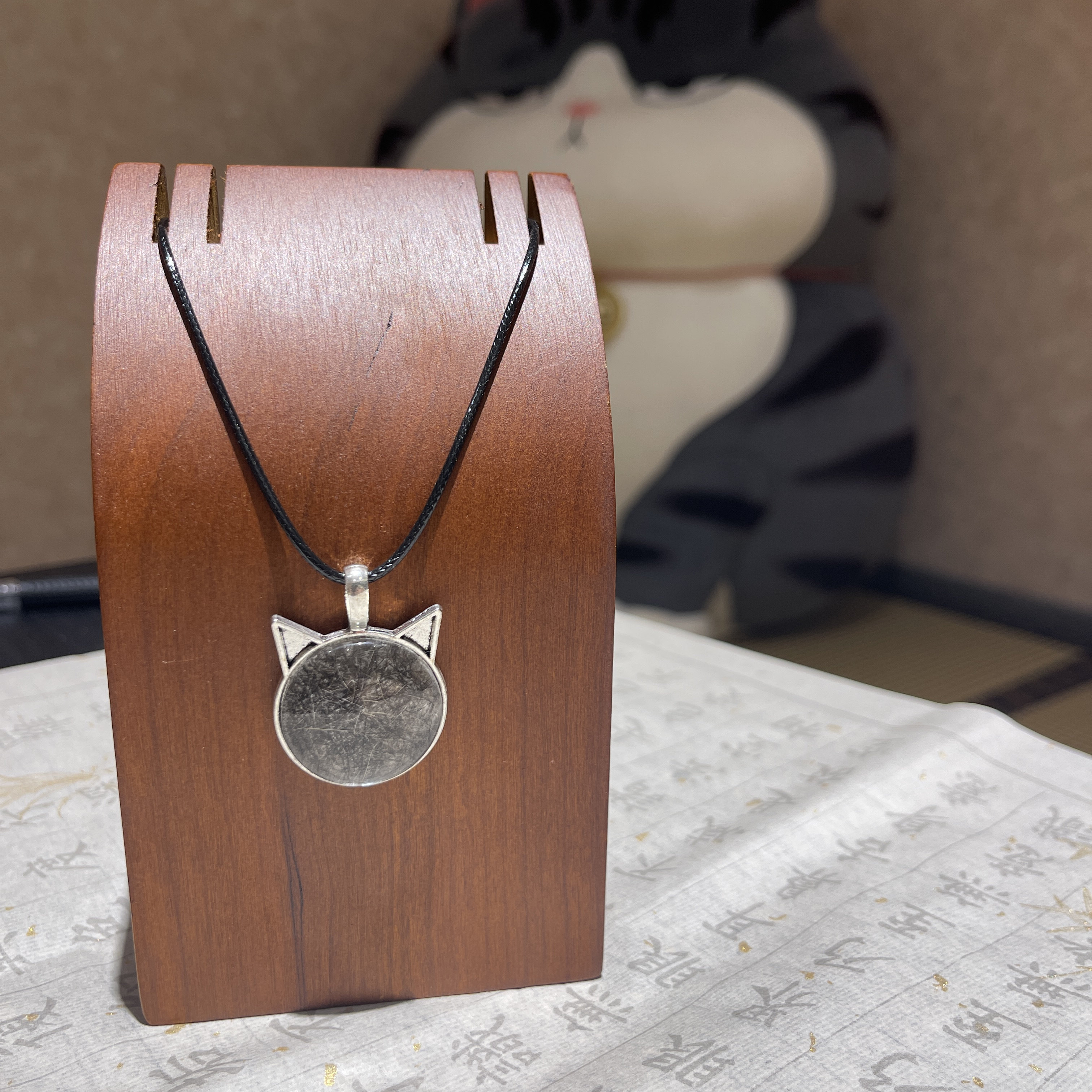 宠物毛发纪念项链吊坠钥匙扣新品定制猫狗饰品挂坠生日礼物可爱