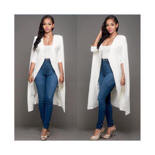 ladies maxi女 formal women shawl coat autumn jackets blazers