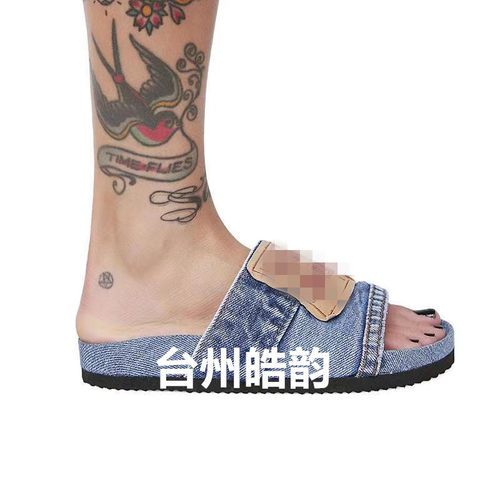 2026shoewomen牛仔布拖