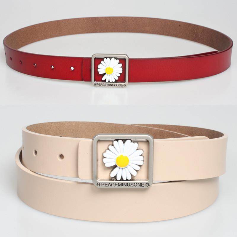 小雏菊腰带女牛仔裤百搭时尚牛皮裤带权志龙同款速卖通真皮皮带,服饰配件/皮带/帽子/围巾,腰带/皮带/腰链,淘宝优惠券,粉丝福利购,淘宝优惠卷