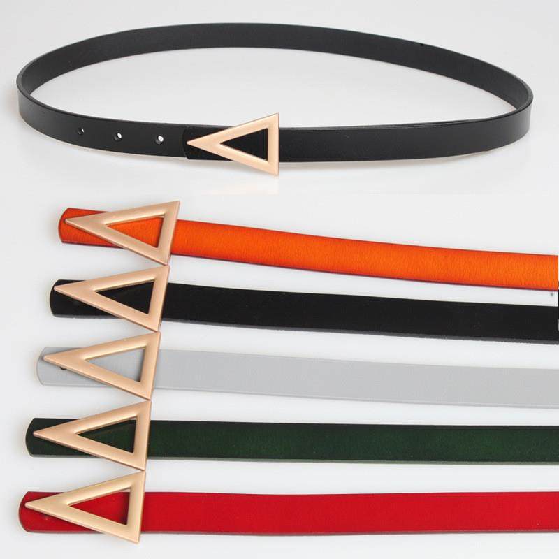 新款洋气简约金扣三角形细腰带真皮西装潮流细款三角搭扣皮带女黑,服饰配件/皮带/帽子/围巾,腰带/皮带/腰链,淘宝优惠券,粉丝福利购,淘宝优惠卷