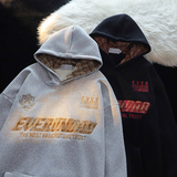 （重工刺绣）加绒加厚卫衣男秋冬季宽松连帽情侣外套WY330-P85，男装卫衣，四季星座1015