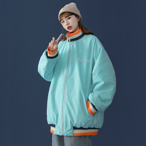 设计感小众棒球服宽松oversize加厚男女夹克1015-JK100-P95控118图片