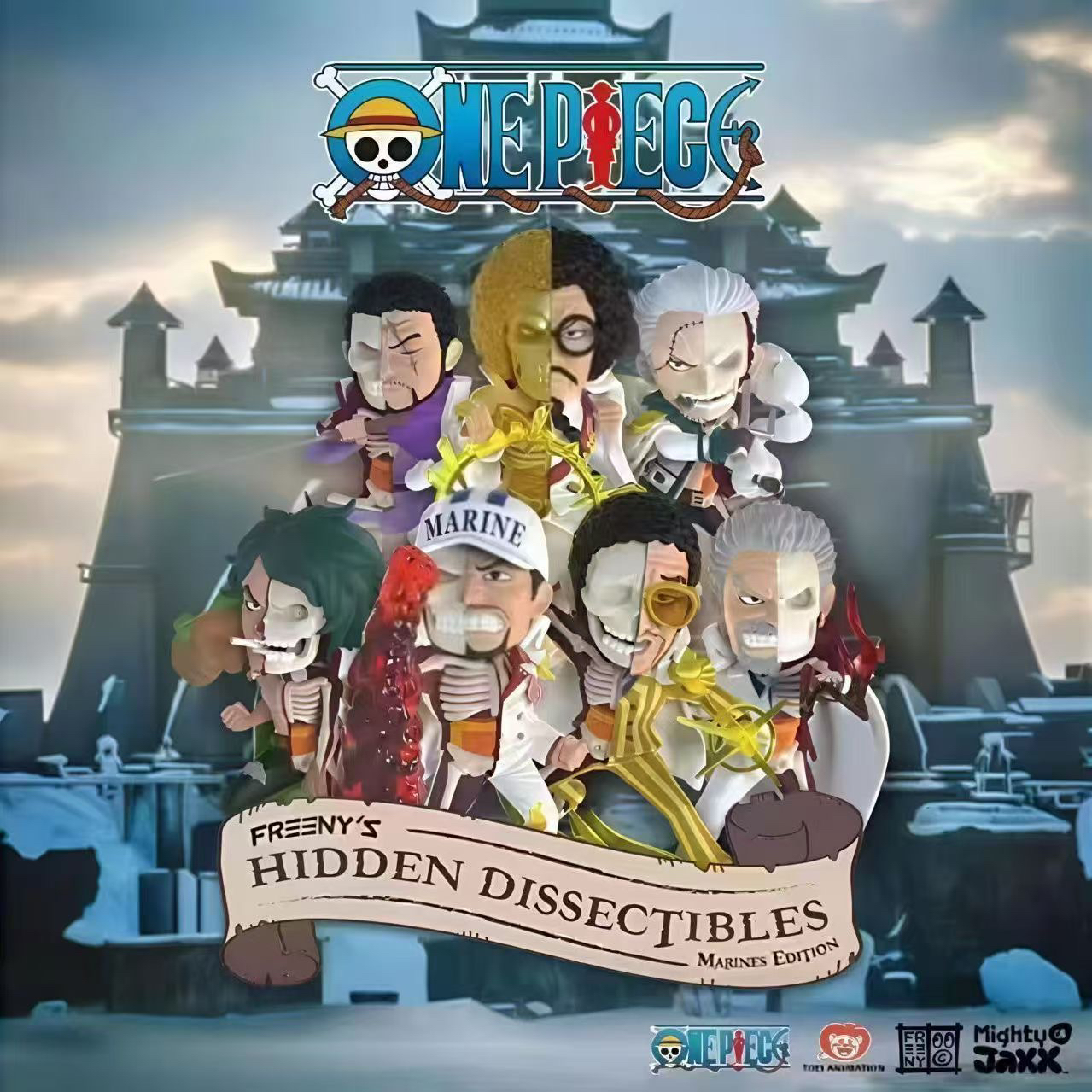 带防伪正版航海贼王手办半解剖第八弹盲盒海军系列路飞潮公仔摆件