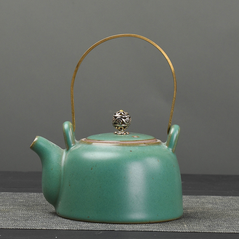 粗陶提梁壶日式功夫茶具