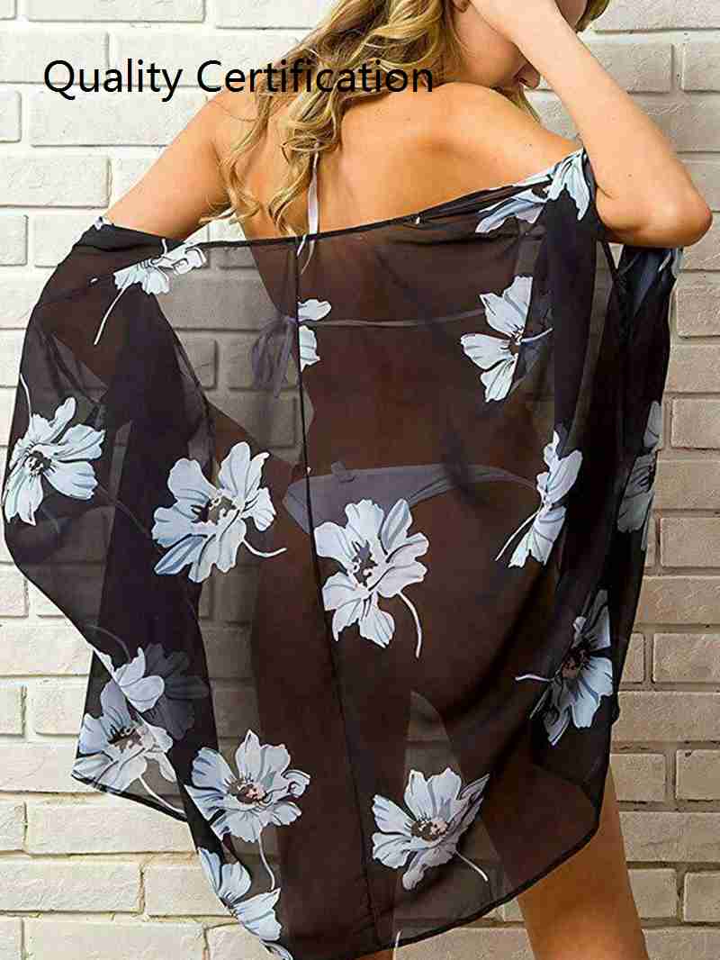 Kimono Beach Cardigan Bikini Cover Up Wrap Beachwear Dress