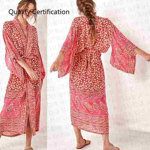 Beach Cardigan Bikini Cover Up Wrap Beachwear Long dress