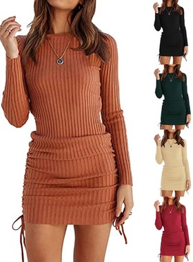 dress women sexy red dresses ladies winter 2021 green short