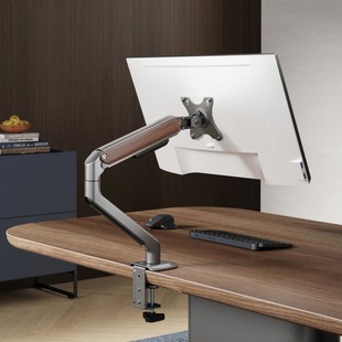 Brateck北弧E350引力架可伸缩空气感升降架台式 电脑显示器支架臂