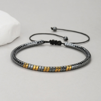 Handmade woven bracelet for cross-border men跨境男项链饰品