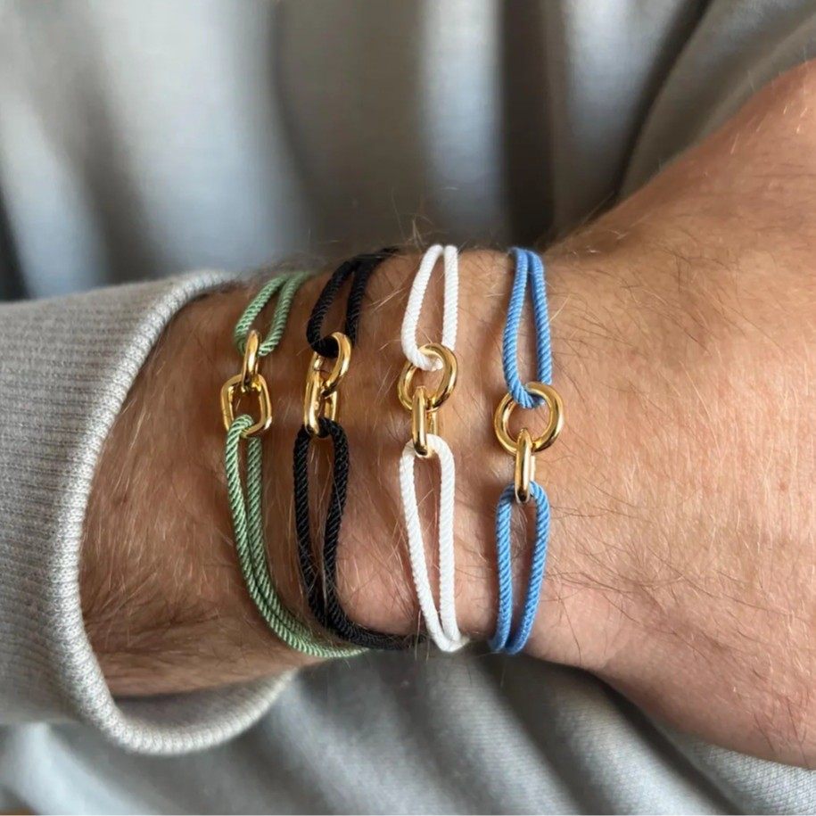 Niche bracelet, trendy and fashionable men's jewelry男生饰品 - 实物图