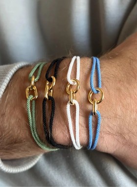 Niche bracelet, trendy and fashionable men's jewelry男生饰品