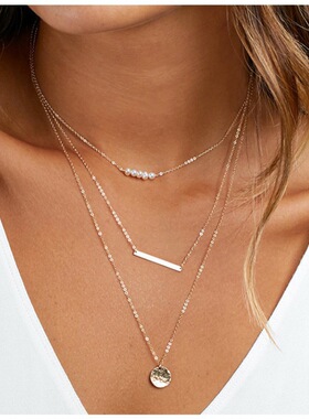 Cross-border popular imitation pearl necklaces for women项链