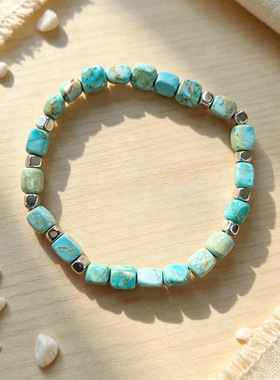 Lapis Lazuli Beaded Bracelet for Fashionable Men's Handwear