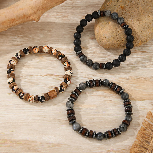 Cross-border tiger eye stone bracelet for men jewelry男手链