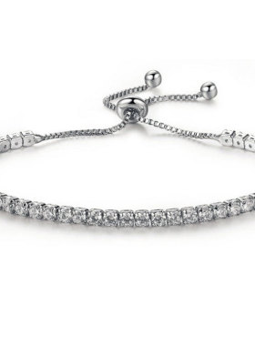 New fashionable diamond-encrusted crystal sliding bracelet女