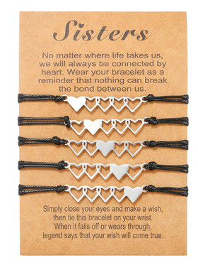 New style card-woven friendship bracelet for women女时尚手链