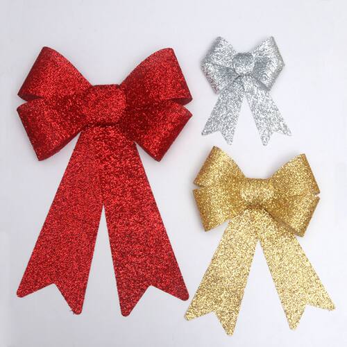 Belt Knot Handmade DIY Christmas Tree Background Decoration