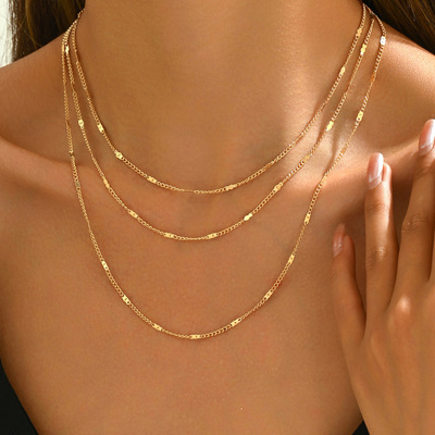 Cross-border fashion necklace women's jewelry跨境女优雅项链