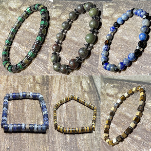 border beaded bracelet boys bracelet休闲手链 trendy Cross