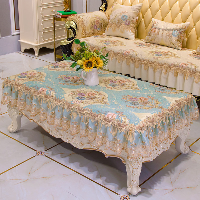 茶几垫茶几布欧式长方形茶几台布茶几桌布蕾丝电视柜盖布茶几巾,居家布艺,茶几垫,淘宝优惠券,粉丝福利购,淘宝优惠卷
