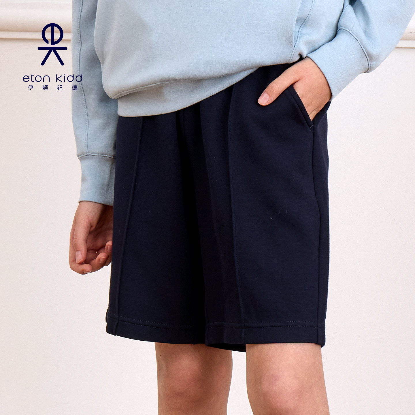 伊顿纪德校服童装童裤男女童休闲裤子儿童运动短裤春夏新品26K901