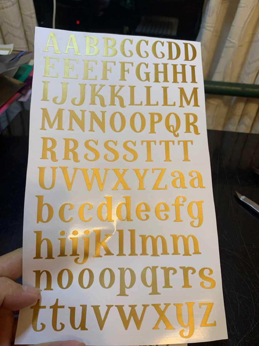 热销金银色彩色2cm数字英文贴小写大写英文字母编号防水装贴纸饰