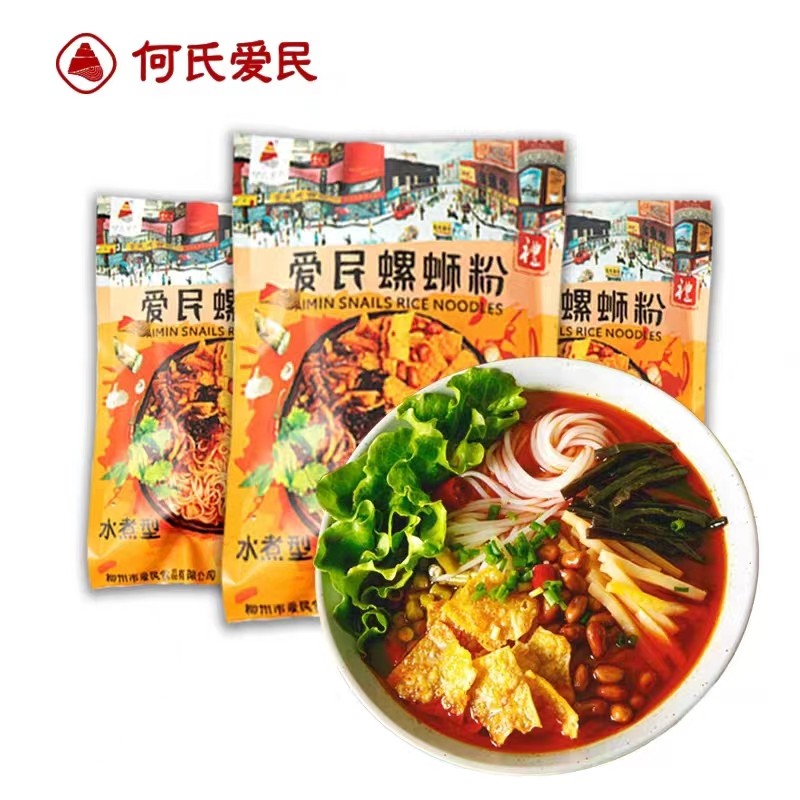香辣鲜何氏爱民广西柳州螺蛳粉